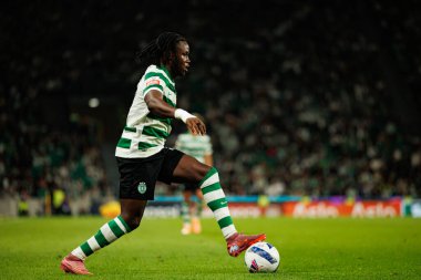 Geovany Quenda  seen during Liga Portugal game between teams of Sporting CP and Moreirense FC at Estadio Jose Alvalade (Maciej Rogowski/Ball Raw Images)