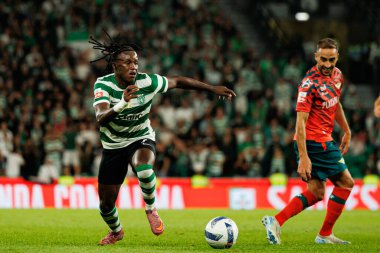 Geovany Quenda  seen during Liga Portugal game between teams of Sporting CP and Moreirense FC at Estadio Jose Alvalade (Maciej Rogowski/Ball Raw Images)