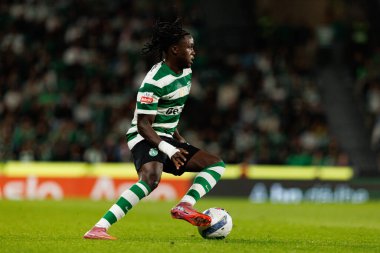 Geovany Quenda  seen during Liga Portugal game between teams of Sporting CP and Moreirense FC at Estadio Jose Alvalade (Maciej Rogowski/Ball Raw Images)