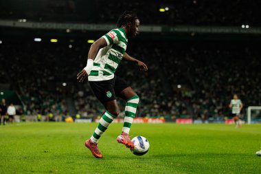 Geovany Quenda seen during Liga Portugal game between teams of Sporting CP and Moreirense FC at Estadio Jose Alvalade (Maciej Rogowski/Ball Raw Images)