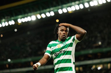 Geovany Quenda  seen during Liga Portugal game between teams of Sporting CP and Moreirense FC at Estadio Jose Alvalade (Maciej Rogowski/Ball Raw Images)