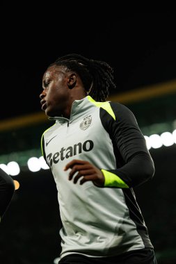 Geovany Quenda  seen during Liga Portugal game between teams of Sporting CP and Moreirense FC at Estadio Jose Alvalade (Maciej Rogowski/Ball Raw Images)