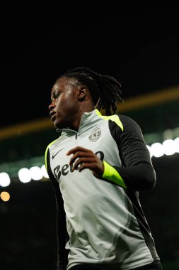 Geovany Quenda  seen during Liga Portugal game between teams of Sporting CP and Moreirense FC at Estadio Jose Alvalade (Maciej Rogowski/Ball Raw Images)