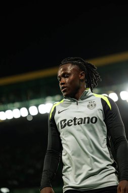 Geovany Quenda  seen during Liga Portugal game between teams of Sporting CP and Moreirense FC at Estadio Jose Alvalade (Maciej Rogowski/Ball Raw Images)