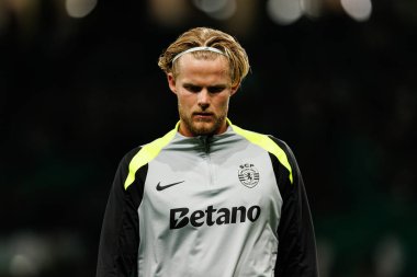 Morten Hjulmand  seen during Liga Portugal game between teams of Sporting CP and Moreirense FC at Estadio Jose Alvalade (Maciej Rogowski/Ball Raw Images)