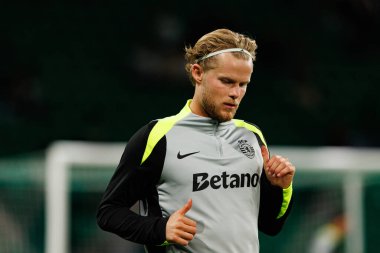 Morten Hjulmand  seen during Liga Portugal game between teams of Sporting CP and Moreirense FC at Estadio Jose Alvalade (Maciej Rogowski/Ball Raw Images)