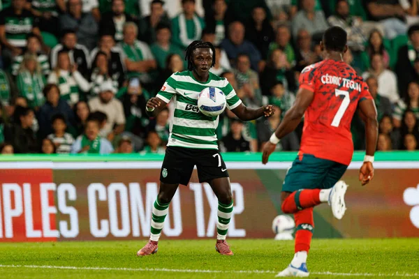 Geovany Quenda  seen during Liga Portugal game between teams of Sporting CP and Moreirense FC at Estadio Jose Alvalade (Maciej Rogowski/Ball Raw Images)