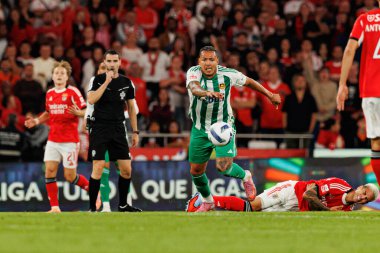 Clayton and Enzo Barrenechea seen during Liga Portugal game between SL Benfica and Rio Ave FC (Ball Raw Images/ Maciej Rogowski)