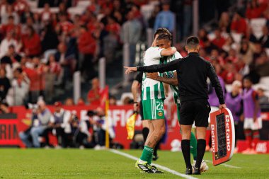 Marc Gual and Omar Richards seen during Liga Portugal game between SL Benfica and Rio Ave FC (Ball Raw Images/ Maciej Rogowski)