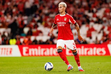 Enzo Barrenechea seen during Liga Portugal game between SL Benfica and Rio Ave FC (Ball Raw Images/ Maciej Rogowski)