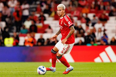 Enzo Barrenechea seen during Liga Portugal game between SL Benfica and Rio Ave FC (Ball Raw Images/ Maciej Rogowski)