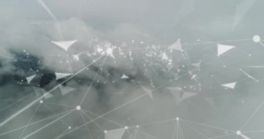 Arka plan görüntüleri ile bağlantı kavramı bulut.