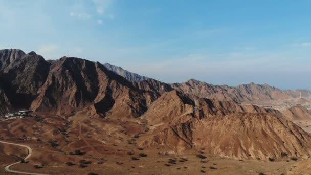 Σημείο με θέα στο βουνό Jabel Hafeet σε Al Ain, Ηνωμένα Αραβικά Εμιράτα — Αρχείο Βίντεο