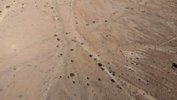 Paisaje de desierto rocoso en Omán, Montaña de la Roca en Omán — Vídeos de Stock