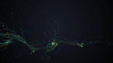 Soyut renkli dalgalı hareket arka plan. Fütüristik animasyon kavramı.