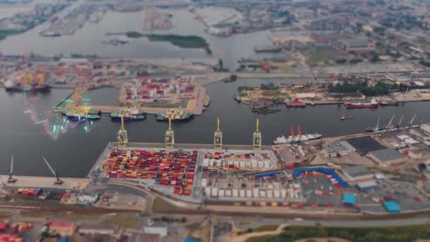 Transport Logistik och teknisk stapeldiagram bakgrund. Transportlogistikmarknaden. — Stockvideo