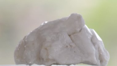 Doğal kuvars semigem jeode kristalleri jeolojik mineral