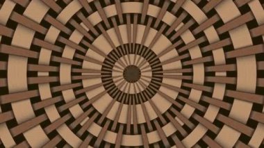 Wicker deseni. Renkli döngü Kaleidoscope dizisi. Soyut hareket grafik arka plan