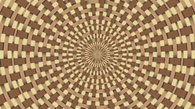 Wicker deseni. Renkli döngü Kaleidoscope dizisi. Soyut hareket grafik arka plan