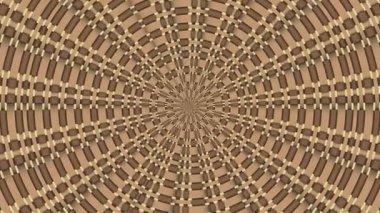 Wicker deseni. Renkli döngü Kaleidoscope dizisi. Soyut hareket grafik arka plan