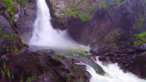 Cascada Kurkure. Movimiento lento . — Vídeos de Stock