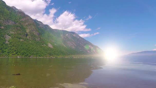 Lake Teletskoe. Altai mountains — Stock Video