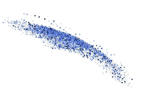 キラキラアイメイクの質感が白に分離 黄色のパーティクルの色 お祝いの背景 紙吹雪の明るい爆発 ベクターイラスト — ストックベクタ