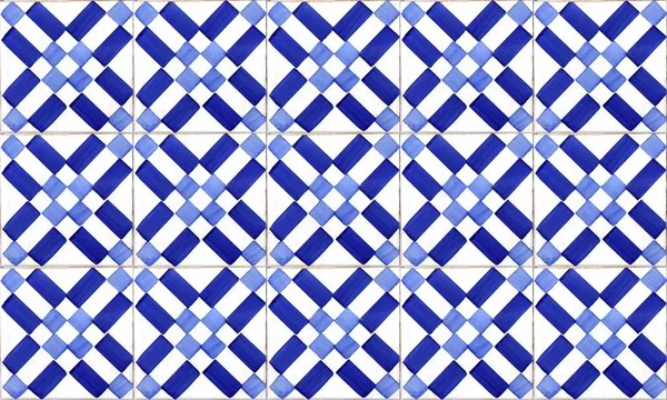 Portugal España Azulejo Fondo Azulejo Sin Costura Alta Resolución —  Fotos de Stock