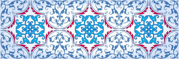 Безшовні Damask Background Pattern Design Wallpaper Made Turkish Texture Ceramic — стоковий вектор