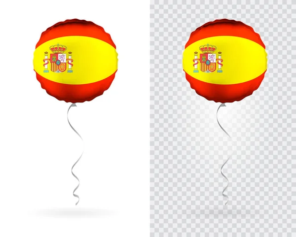 Globos Vector Amarillo Rojo Como Bandera Nacional España — Vector de stock