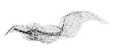 Su püskürtme sisi şeffaf arkaplanda izole edildi. Üç boyutlu atomizör bulutu. Akış başlıkları. Vektör.