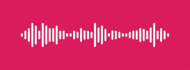 Dengeleyicinin dalgaları arka planda izole edildi. EQ Vektör İllüstrasyonu.