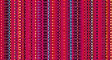 Blanket Stripes Seamless Vector Pattern. Cinco de Mayo. Serape Style. Ethnic Mexican Fabric Pattern.