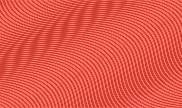 Korall Trendig Färg Bakgrund Med Diagonala Ränder Vektor Illustration — Stock vektor