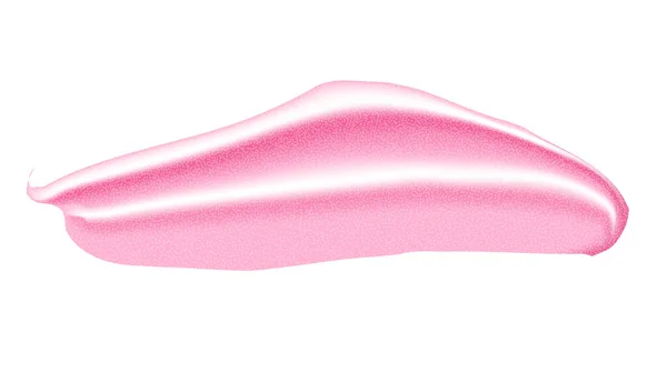 Cosmetic Concealer Textura Crema Rosa Realista Para Maquillaje Crema Base — Vector de stock