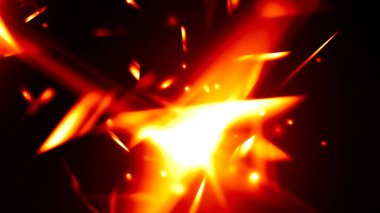 Kırmızı ve turuncu ışık sızdırıyor. Fotoğrafları kaplama veya ekran filtresi olarak kullanmak için özgün olmayan özgün retro film analog efekti