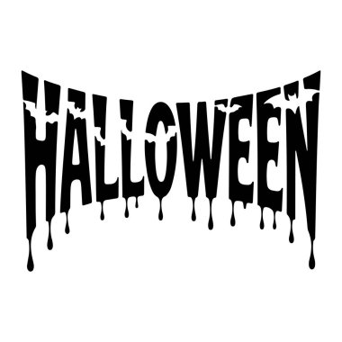 Siyah bir grafik posterinde 