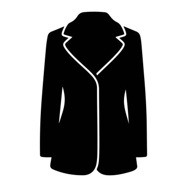 Beyaz süslemeli siyah bir ceket minimalist bir siluette resmedilir. Cekette, ön açıklığı ve yakasının kenarlarını saran beyaz süslemeli bir klapa ve tasma bulunuyor. Giysi düz beyaz bir sırt ile sunuluyor.
