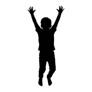 Genç bir çocuğun siyah silueti, beyaz bir zemine sıçramanın ortasında tasvir edilir. Çocuğun kolları tamamen yukarı doğru uzanıyor, elleri açık bir şekilde, heyecan, özgürlük ya da kutlama hissi veriyor. Siluet açıkça chi 'yi özetliyor.