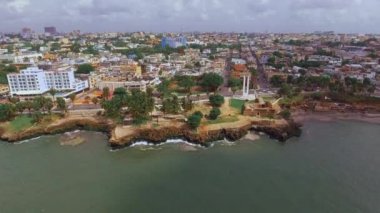 Santo Domingo plaj ön gün boyunca Tilt kadar ayaklı kadeh
