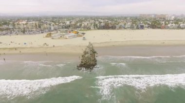 Venice Beach California okyanustan gelen hava atış