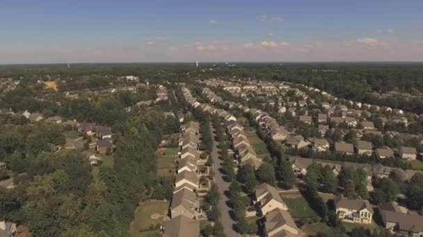 Aerial Yaw Movement Rural Aera North Carolina — Stock Video