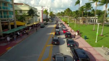 Gündüz Düşük irtifa hava South Beach Ocean Drive üzerinde vuruldu, Fl