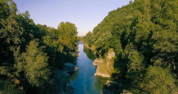 Río Andes chileno. Paisaje vista aérea chilena —  Fotos de Stock