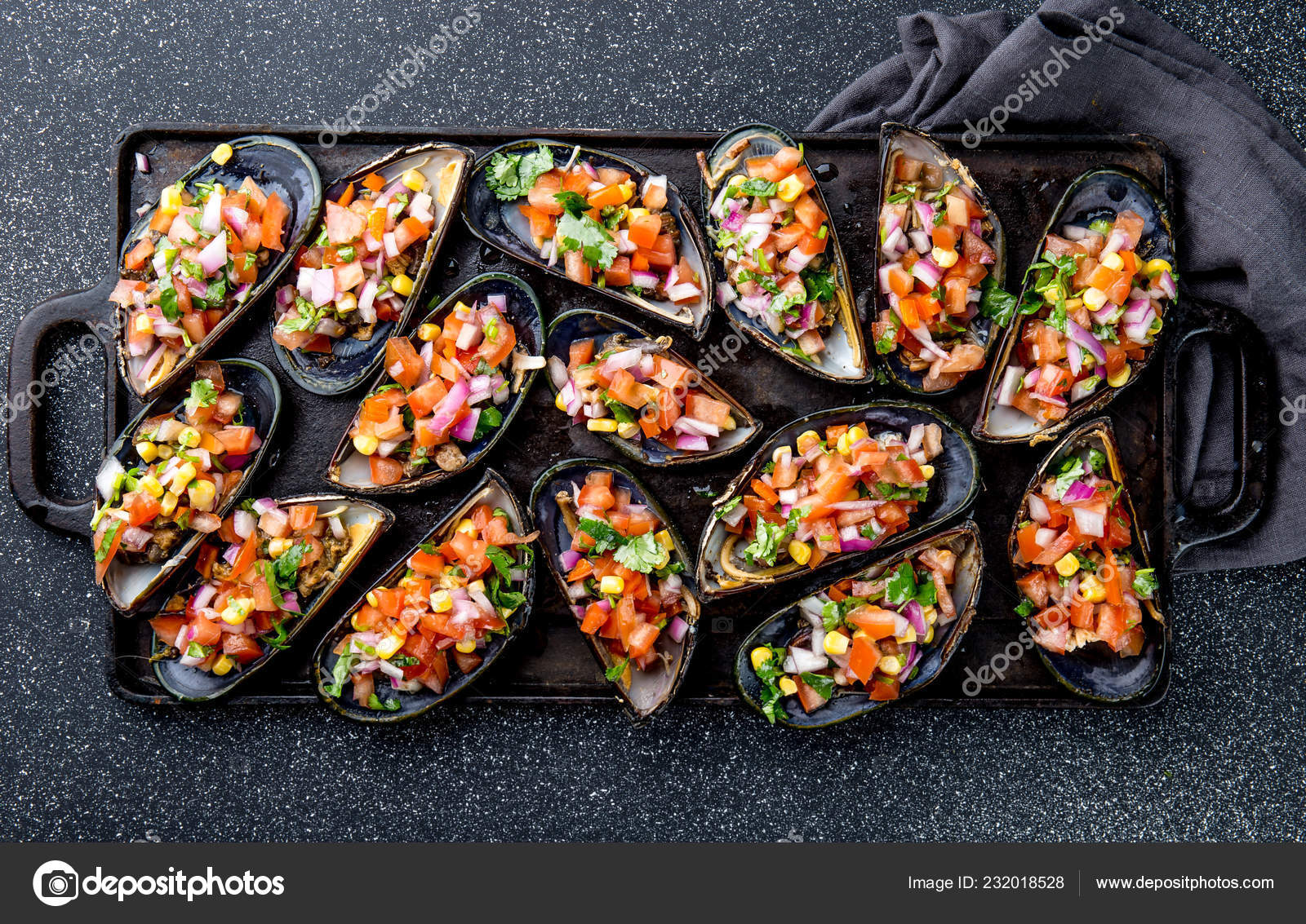 Peruvian Food Choros A La Chalaca Big Mussels Choros - 