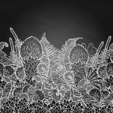 Grafik tarih öncesi bitkiler