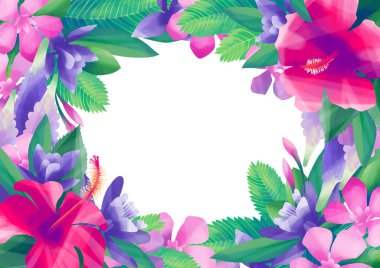 Guaj egzotik çiçek tasarım