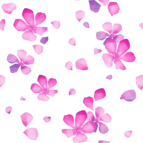 서양 협 죽도 꽃의 파스텔 컬러 패턴 — 스톡 사진