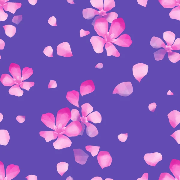夹竹桃花的粉彩色彩图案 — 图库照片