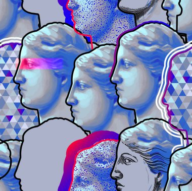 Venüs de Milo heykelinin Klasik desen